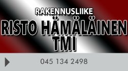 Rakennusliike Risto Hämäläinen Tmi logo